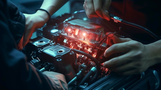 how to use engine diagnostic tool