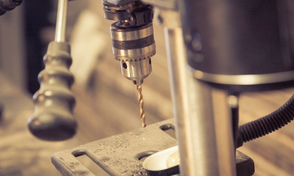 how to measure drill press size