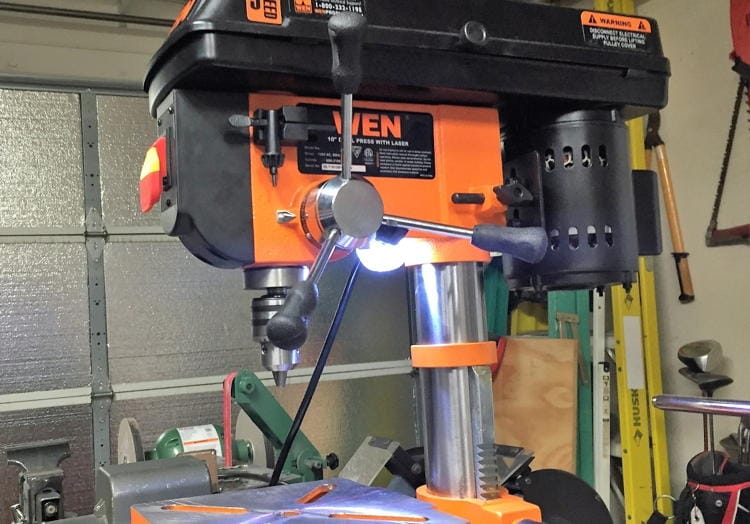 how to change bit on drill press