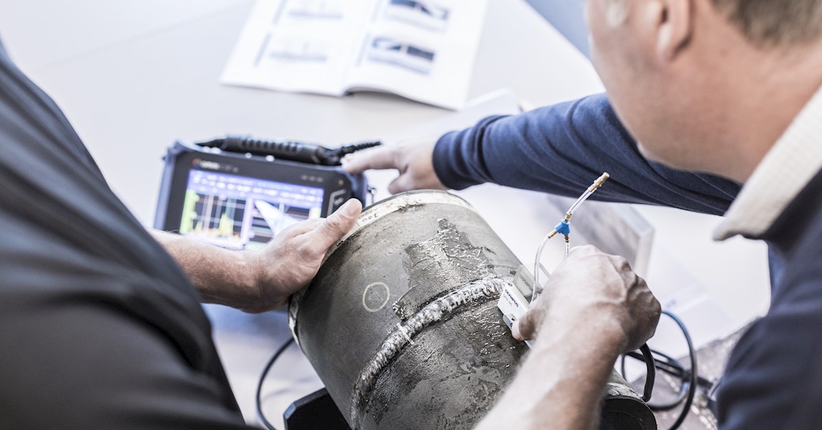 frequency calibration in inspection instruments